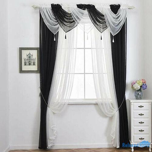 Gh New Sale Voile Curtain Swags All Colours Pelmet Valance