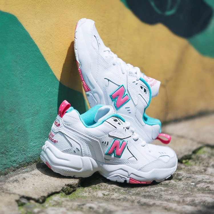 new balance 608 pink and green