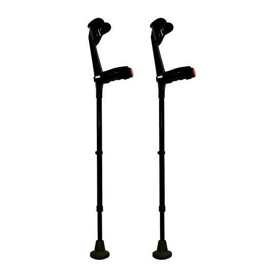 KMINA - Forearm Crutches (2 Units, Open Cuff), Crutches Adult With ...