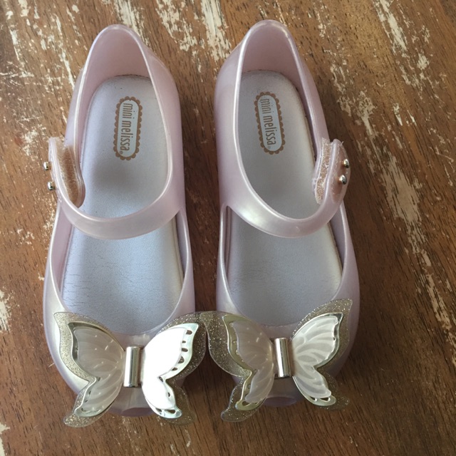 mini melissa butterfly shoes