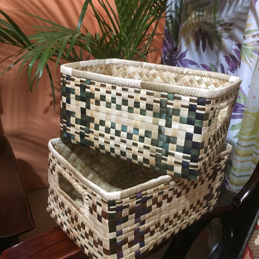 NATIVE BOX ORGANIZER( BREAD BASKET, STORAGE BOX, FRUIT BASKET) | Shopee ...