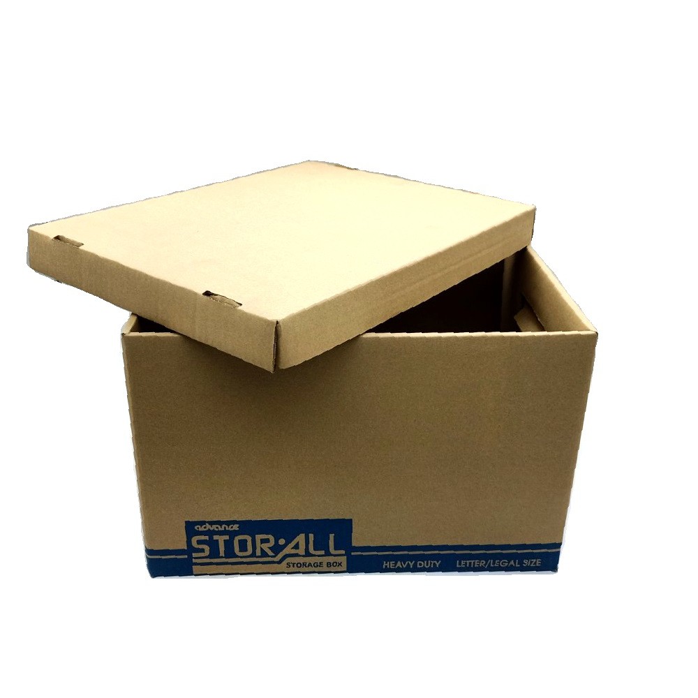 1 Box Heavy Duty Storage Box Office File Document Box with Packaging Tape |  Shopee Philippines