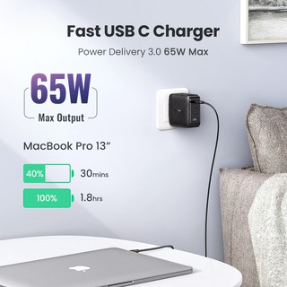 【Free 100W Cable】UGREEN 65W  PD GaN Chargerr Quick Charge 4.0 3.0 Type C PD USB Charger with QC 4.0 3.0 Portable Fast Charger For Phone 13 For Xiaomi pad 5/5pro Laptop #4