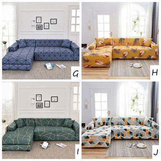 [2021 New Designs] Stretchable Sofa Cover 1/2/3/4 Seater Anti-Skid Slipcover I L shape Full Sofa Protector free gifts #3