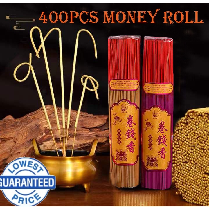 400 Pc Chinese Incense Stick Wishing Incense Stick Holder Joss Stick