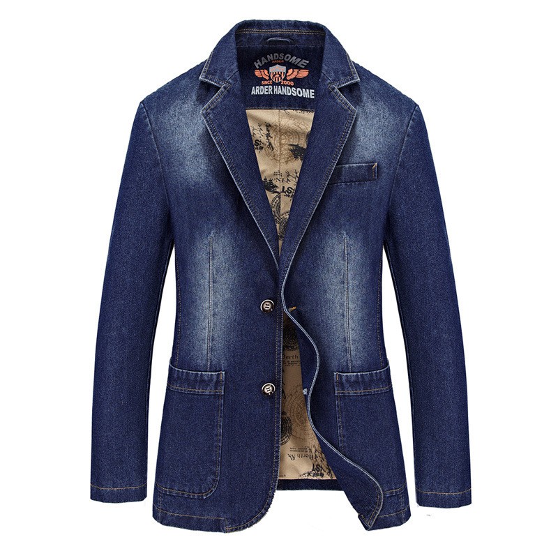 denim suit jacket
