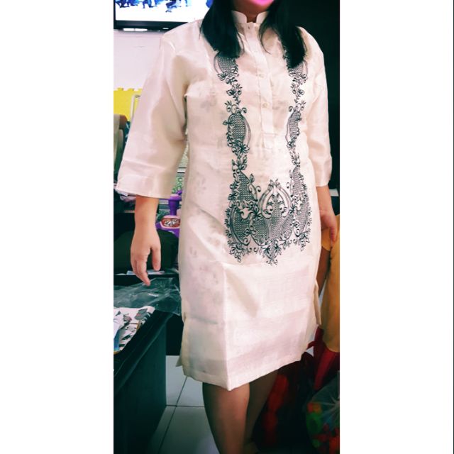 modern filipiniana plus size
