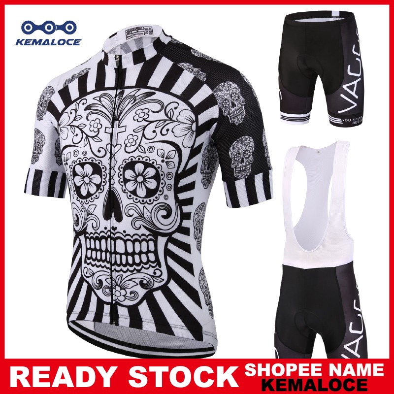 skeleton cycling shorts
