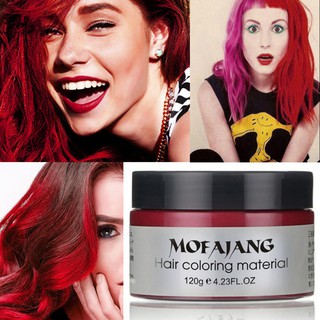Hair Color Wax Dye One-time Molding Paste Dye maquillaje #6