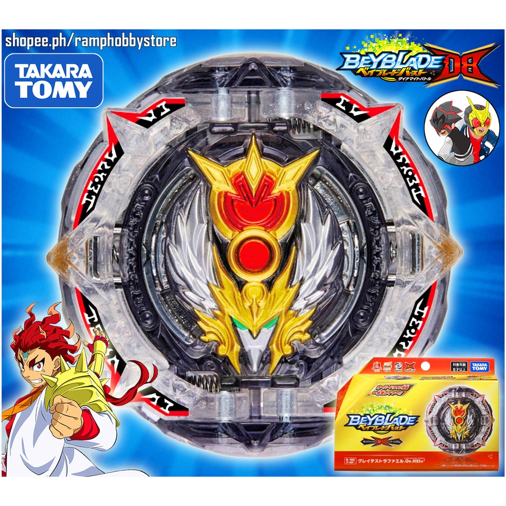 Takara Tomy Beyblade B-192 Greatest Raphael Over High Xtend+' Beyblade ...