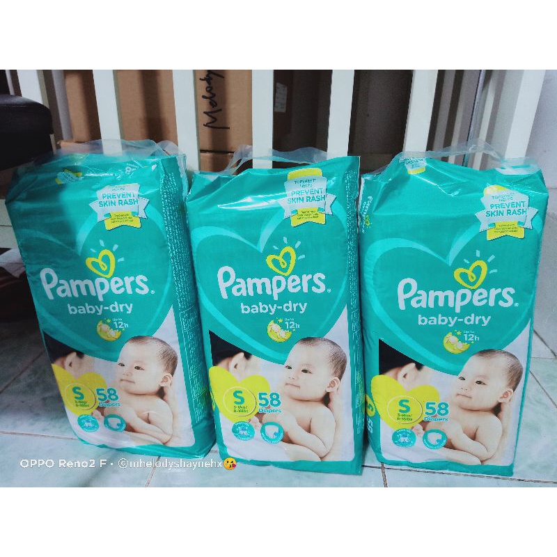Pampers Baby Dry Taped Shopee Philippines