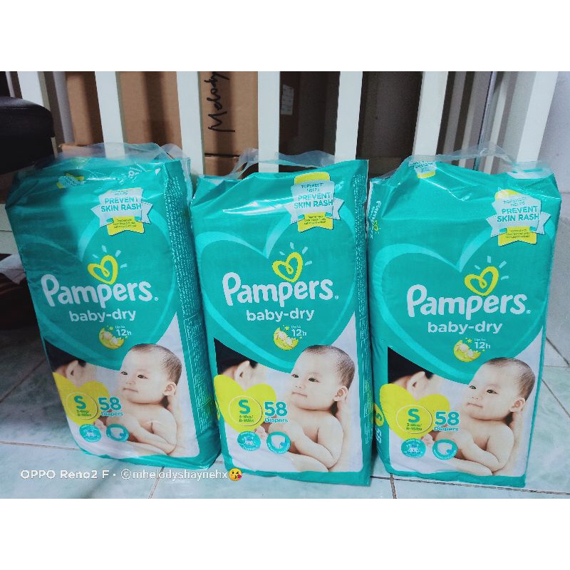 Pampers Baby Dry Taped | Shopee Philippines