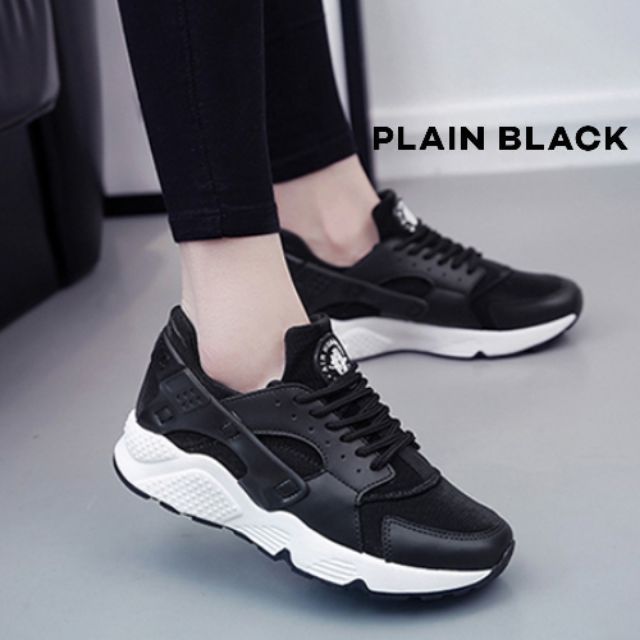 nike huarache womens black