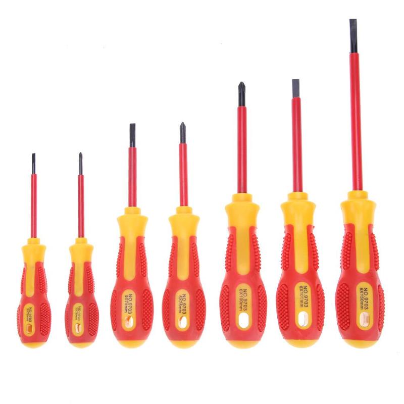 Insulated Screwdriver Set 1000v Electrician Dedicated Slotted Phillips High Voltage Resistant