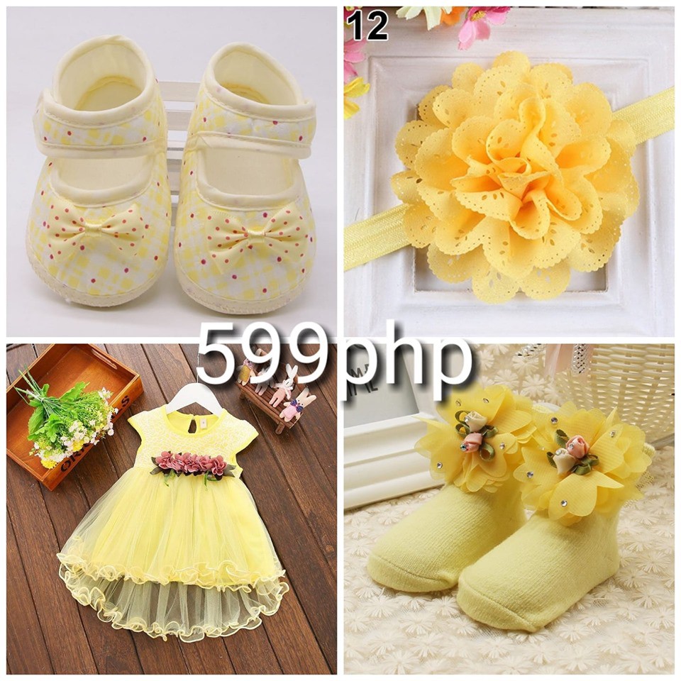 infant yellow shoes