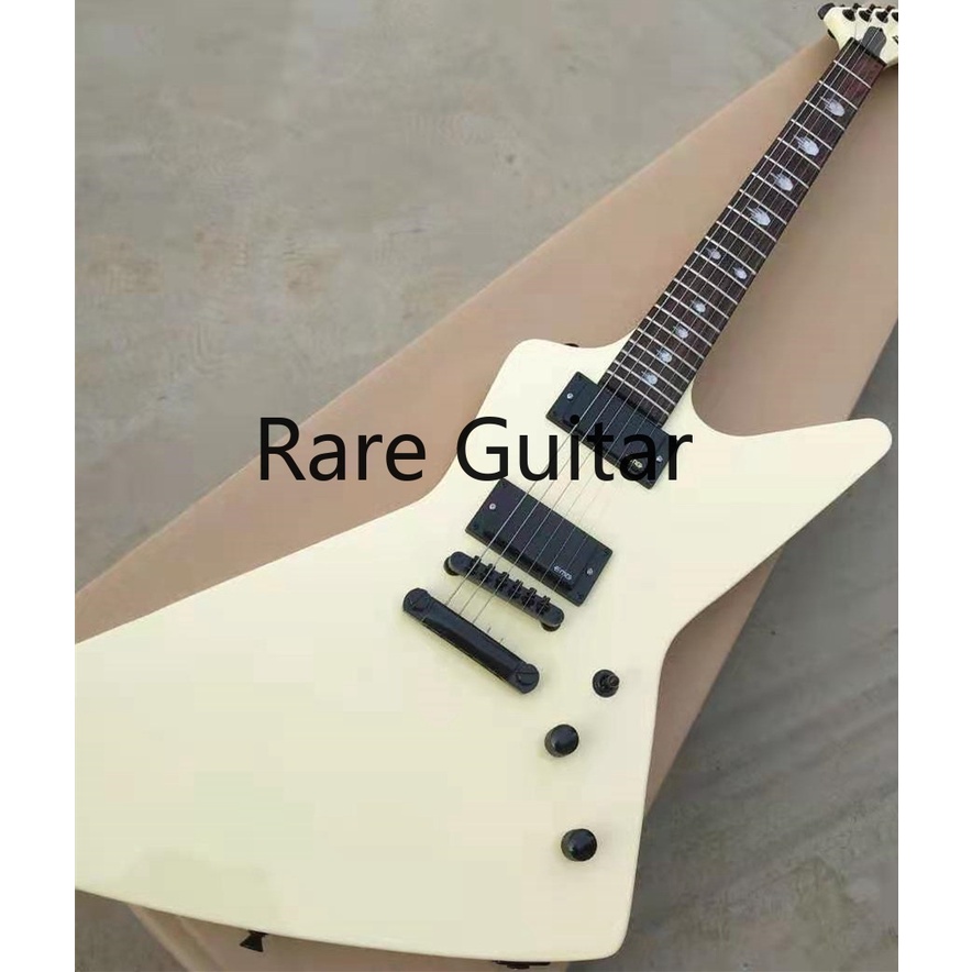 [Guitars]Custom Active Pickup James Hetfield Cream White Explorer
