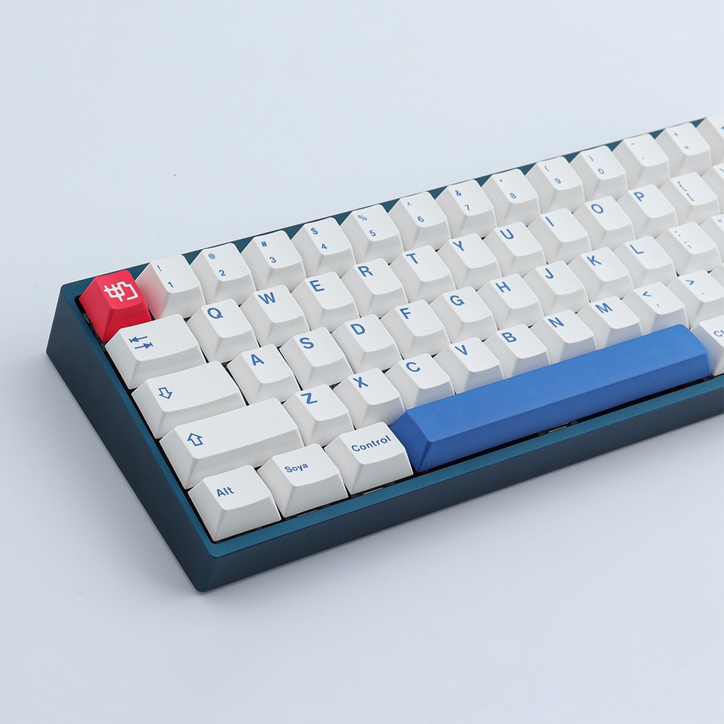 GMK Soy milk keycaps, 136 Keys keycaps Cherry Profile DYESUB