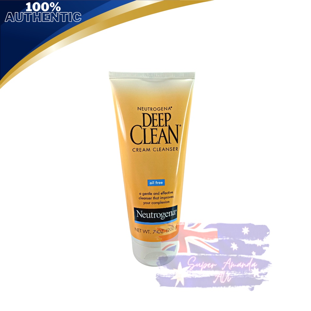 Neutrogena Deep Clean Cream Cleanser 7oz 200g Shopee Philippines