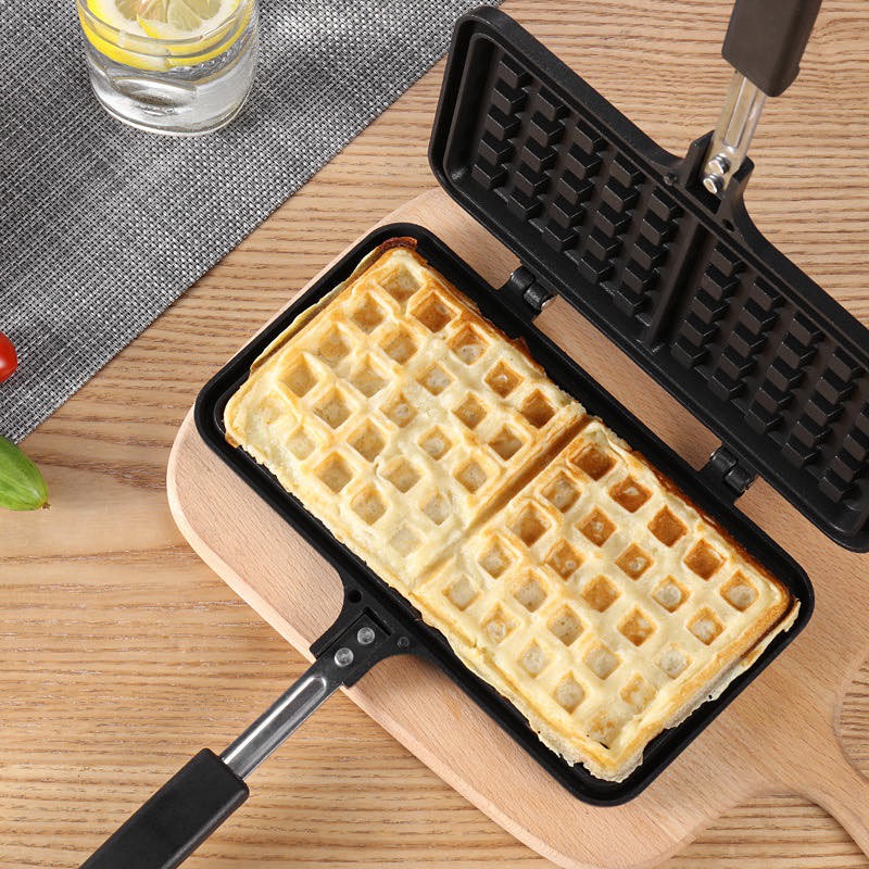 Rectangle Waffle Iron, Nonstick Waffler Double Belgian Waffle Maker