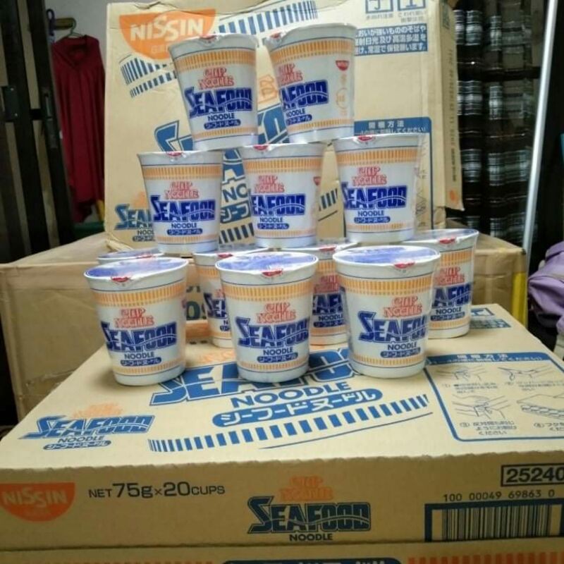 SEAFOOD RAMEN CUP NOODLES JAPAN Shopee Philippines