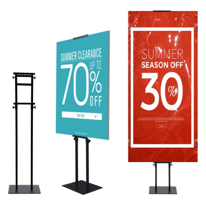 Double sided Board Banner KT Pedestal Stand Poster Sintra Display Stand ...