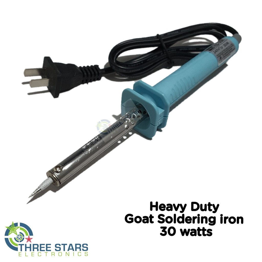 Soldering Iron 30w Goat S. iron Heavy Duty Long life Tip Desoldering
