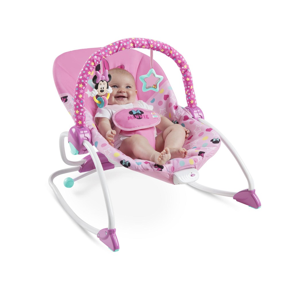 bright starts minnie mouse rocker