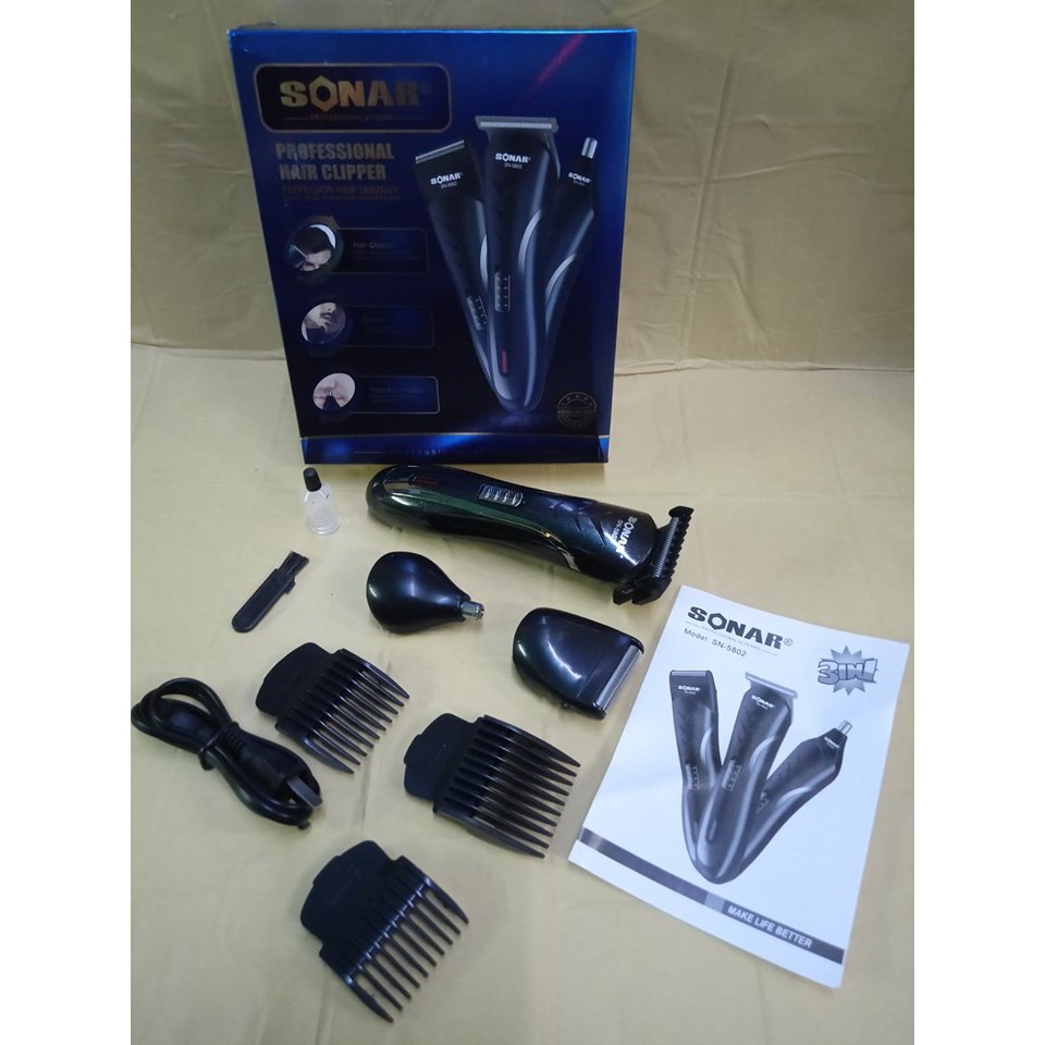 sonar professional hair clippers sn 5802