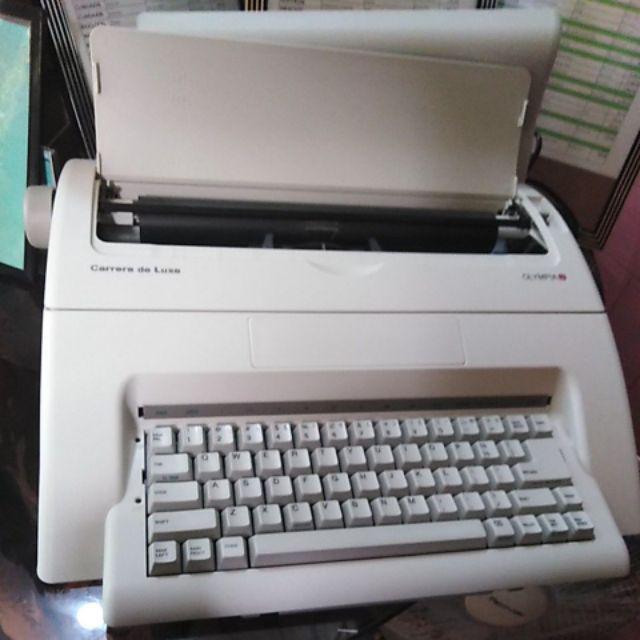 OLYMPIA CARRERA DELUXE ELECTRONIC TYPEWRITER Shopee Philippines
