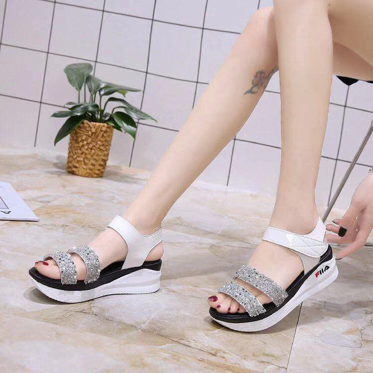 fila wedge sandals