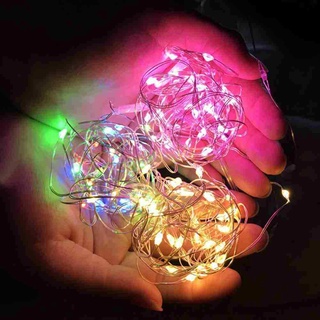1/2M 10/20 Led Remote Control LED Copper Wire Lamp Decoration Small Holiday Light C4M5 #9