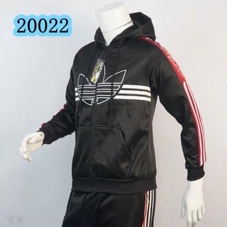beau's unisex hoodie Interwoven brushed fabric jacket with zipper/20022N
