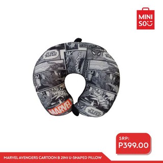 Miniso MARVEL Avengers Spiderman 2in1 U shaped Pillow Miniso MARVEL Avengers Spiderman 2in1 U shaped Pillow
