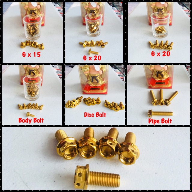 Gold Bolts Thailand Shopee Philippines