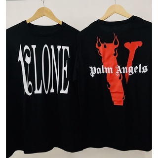 PALM ANGELS X VLONE Thailand Shirts high quality Fabric, Streetwear, skate tees Thrasher #1