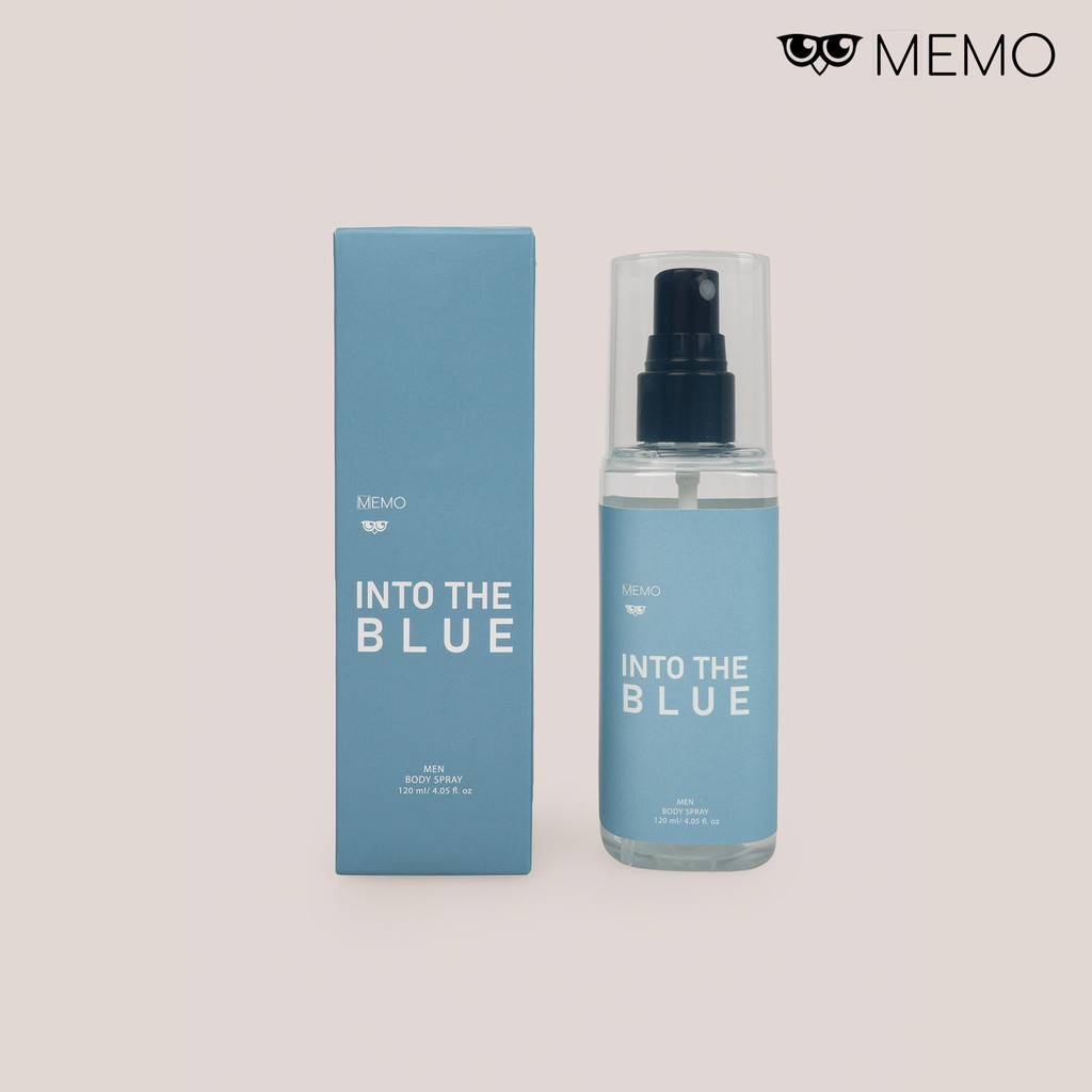 Memo Into The Blue Fresh Aquatic Scent Body Spray Perfume For Men