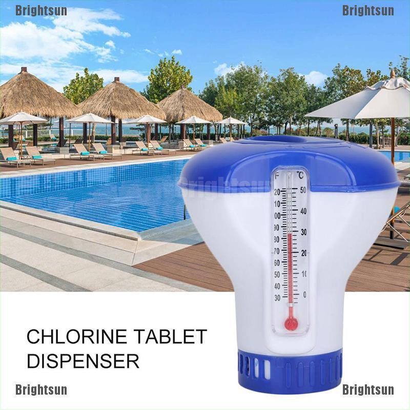 Brightsun ⚭ Chlorine Bromine Tablets Floating Dispenser Floater Spa Hot