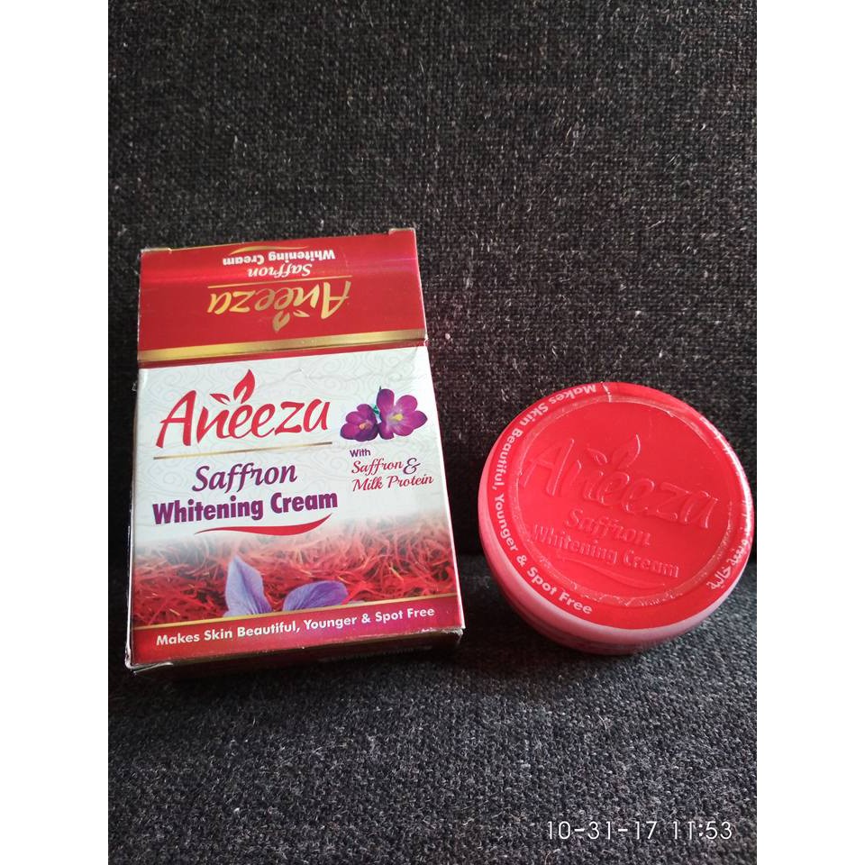 saffron whitening face cream