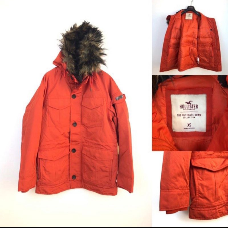 hollister down blend parka