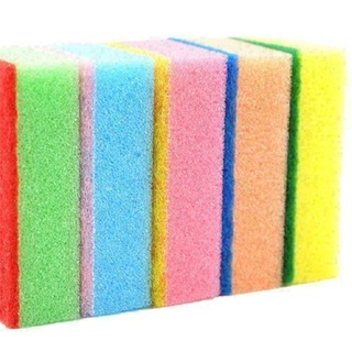 1pcs Household Kitchen Dish Washing Cleaning Sponges Scouring Tool Colored Cleaner Sponges Pads E0X4 #6