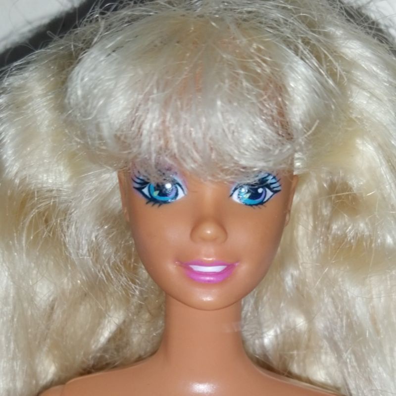Barbie Vintage Doll With Bangs & Crimp Hair (Preloved) Shopee Philippines