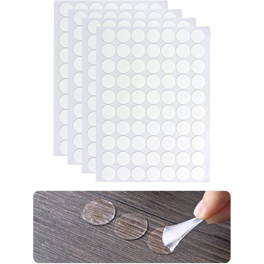 Glue Stickers for Balloons,Double Sided Sticky Dots Acrylic Transparent
