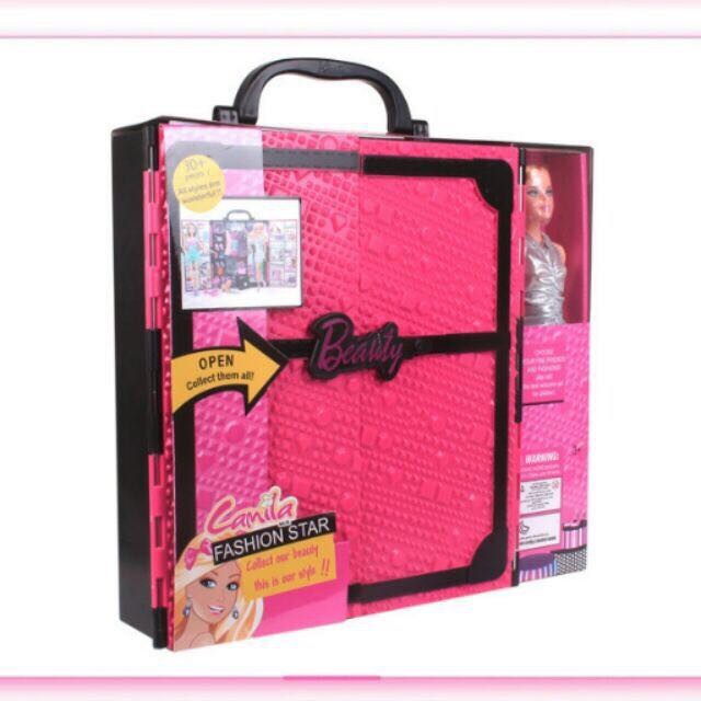barbie wardrobe gift set