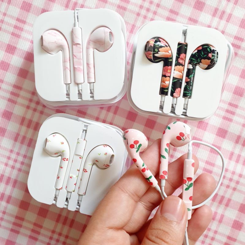 Wired Earphones In-Ear Phone Headset with Mic | Shopee Philippines