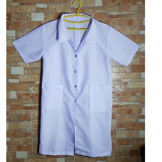 Laboratory Gown / Unisex Lab Gown / Lab Coat S/s (short sleeve) Bluish ...