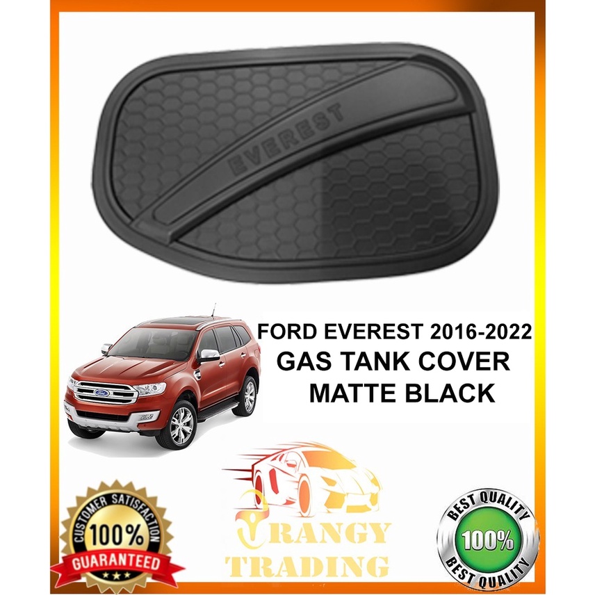 Ford Everest 2016 to 2022 Gas tank cover Matte Black 2017 2018 2019
