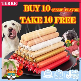 TERKE Pet food Dog Treats Pet Dog Sausage 15g Cat Sausage Pet Snack Cat Dog Food Treats Ham Dog Trai #1