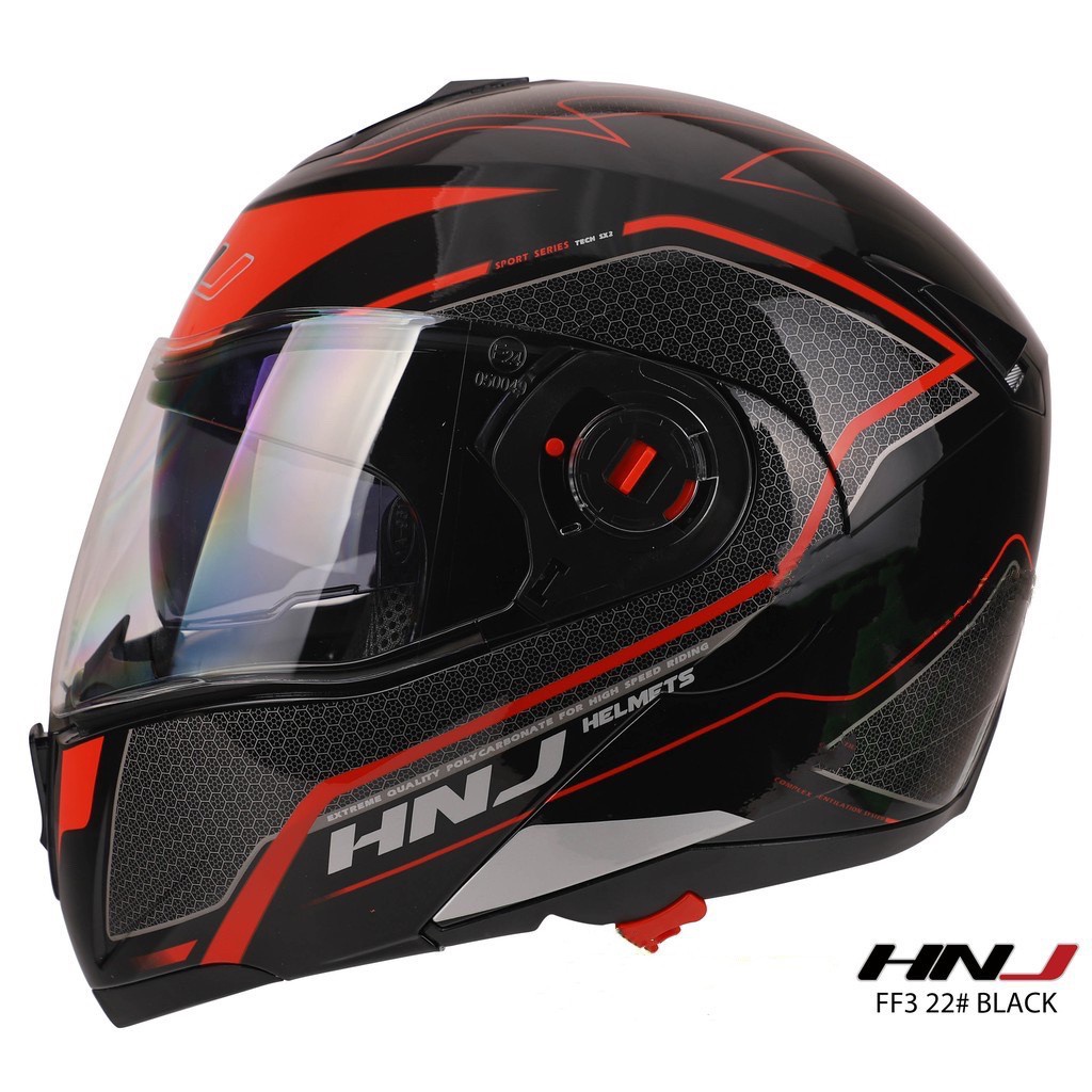 kyt helmet full face evo spyder HNJ FF3 Motocycle Dual Visor Flip up