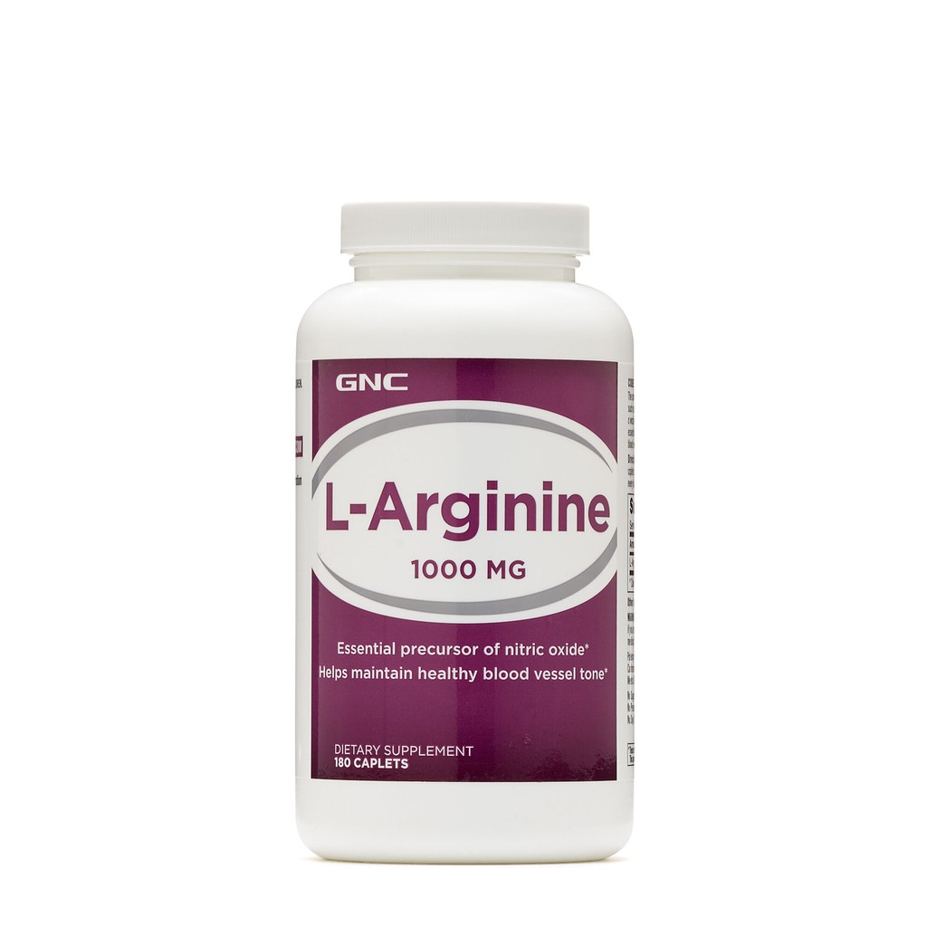 GNC GNC L-Arginine 1000MG - 180 Caplets (Best by: April 2024) | Shopee ...