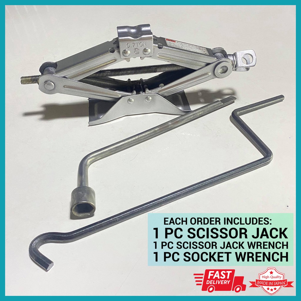 Japan Surplus Mechanical Scissor Jack for All Cars With Free Socket